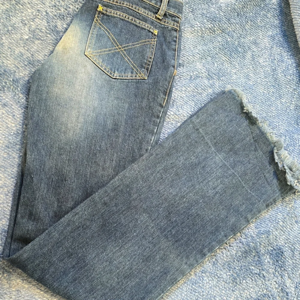 See By Chloe RARE Vintage Flare Jeans Embroidered w/ Dice- NWOT - Picture 6 of 16